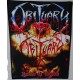 OBITUARY Inked in Blood Backpatch Giant Back Patch Rückenaufnäher Aufnäher