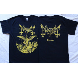 Mayhem Daemon Gold Official T-Shirt Ltd Official Merchandise