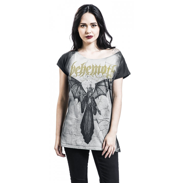 Behemoth Official Angel Of Death T-Shirt Black Metal Furor Divinus New Official Kings Road Merch