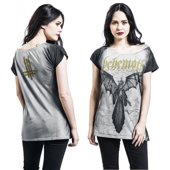 Behemoth Official Angel Of Death T-Shirt Black Metal Furor Divinus New Official Kings Road Merch
