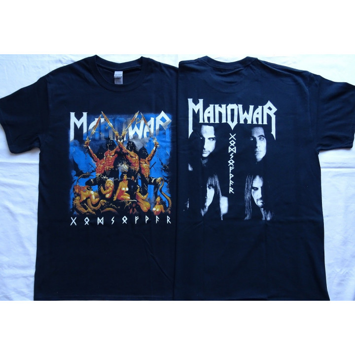 Manowar Gods of War Official Original T-Shirt Legendary Metal Kings