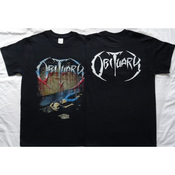 Obituary Slowly We Rot Free Shipping Official T-Shirt Florida Death Metal Classic From the Death Metal 