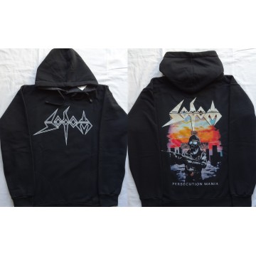 Sodom Persecution Mania Official Hoodie Classic German Old Thrash Metal