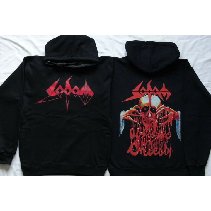 Sodom Obsessed by Cruelty Official Hoodie Kapuzenjacke Classic German Teutonic Old Thrash Black Metal All Size Alle Größe