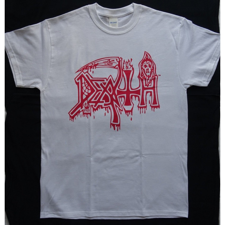 Death Red Logo Free Shipping Official Offiziell T-Shirt Death Metal