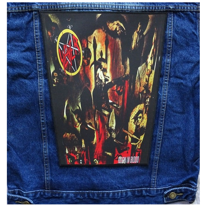 SLAYER Regin In Blood Backpatch Giant Back Patch Rückenaufnäher Aufnäher