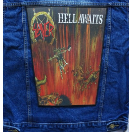 SLAYER Hell Awaits Backpatch Giant Back Patch Rückenaufnäher Aufnäher 