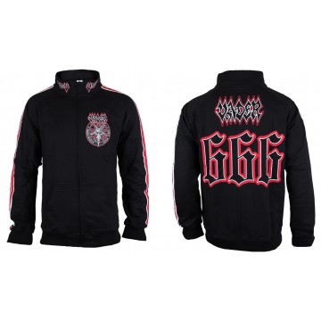 Vader Legions 666 Solitude in Madness Official Sweatshirt Zipped Stand-up Collar Zipper 