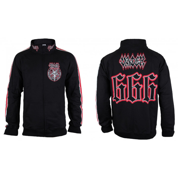 Vader Legions 666 Since 1983 Official Sweatshirt Zipped Stand-up Collar Zipper Offizieller Sweatshirt Reißverschluss Stehkragen
