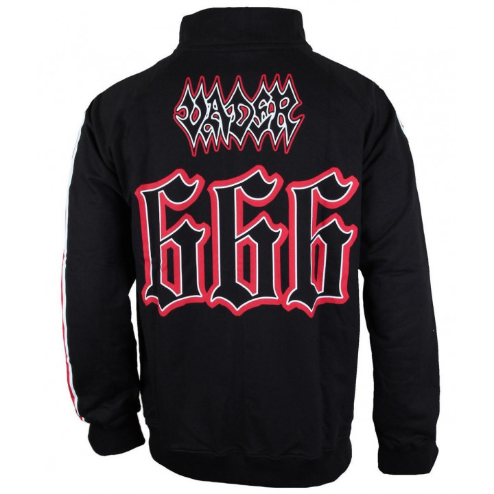 Vader Legions 666 Since 1983 Official Sweatshirt Zipped Stand-up Collar Zipper Offizieller Sweatshirt Reißverschluss Stehkragen