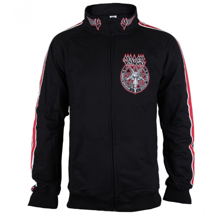 Vader Legions 666 Since 1983 Official Sweatshirt Zipped Stand-up Collar Zipper Offizieller Sweatshirt Reißverschluss Stehkragen