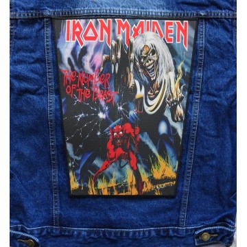 Iron Maiden The Number of the Beast Backpatch Rückenaufnäher Aufnäher