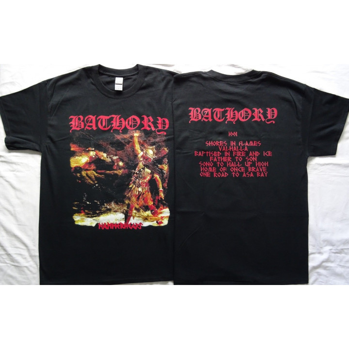 Bathory Hammerheart Official T-Shirt Quorthon Seth Legend of Black Metal 