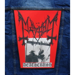 MAYHEM Deathcrush Backpatch Giant Back Patch Rückenaufnäher Aufnäher 