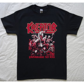 Kreator Pleasure to Kill Official Original T-Shirt Are You Ready To Kill ? Thrash Metal Cult Album