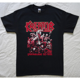 Kreator Pleasure to Kill Official Original T-Shirt Are You Ready To Kill ? Thrash Metal Cult Album