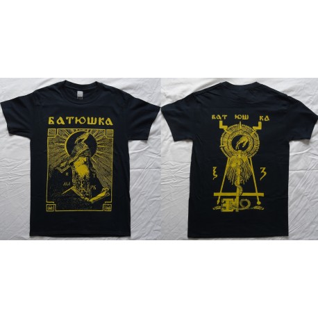  	BATUSHKA LITOURGIYA SHEMA MONK BLACK T-SHIRT BLACK METAL 