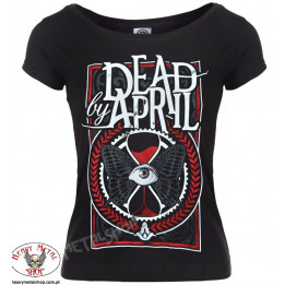 DEAD BY APRIL Butterfly Girly Women Official T-Shirt Official Merchandise