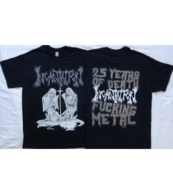 Incantation Deliverance of Horrific Prophecies Free Shipping T-Shirt Official Merchandise 25 Years Of Death Fucking Metal