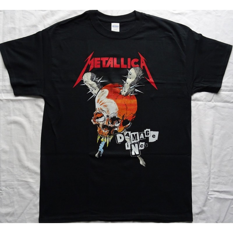 Metallica Damage Inc Tour Official Merchandise T-Shirt Thrash Metal
