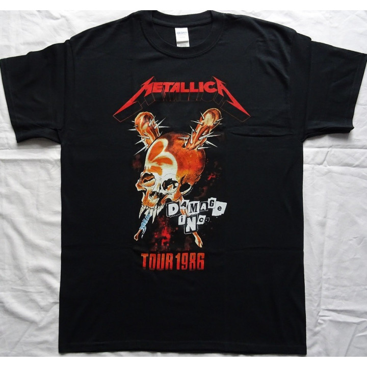 Metallica Damage Inc. 1986 Official Merchandise T-Shirt Thrash Metal 
