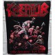 Kreator Pleasure To Kill Old Skull Thrash Metal Back Patch Giant Back Patch Rückenaufnäher Aufnäher