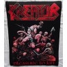 Kreator Pleasure To Kill Old Skull Thrash Metal Back Patch Giant Back Patch Rückenaufnäher Aufnäher