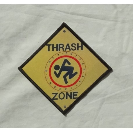 D.R.I. Thrash Zone DRI Dirty Rotten Imbeciles Patch Backpatch Rückenaufnäher Aufnäher