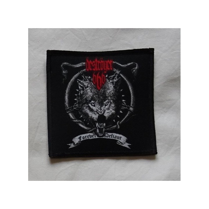 Deströyer 666 Forever Defiant Patch Backpatch Rückenaufnäher Aufnäher