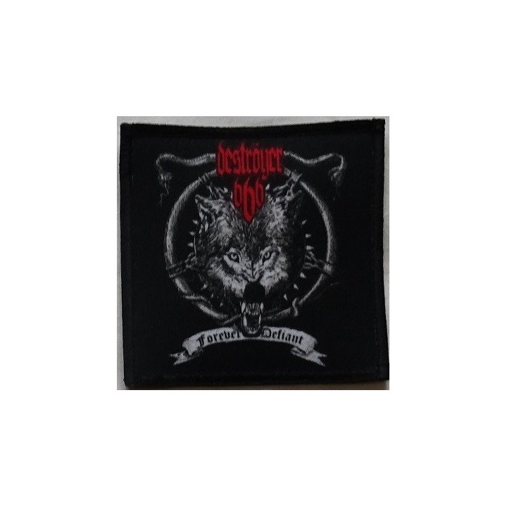 Deströyer 666 Forever Defiant Patch Backpatch Rückenaufnäher Aufnäher