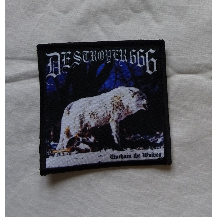 Deströyer 666 Unchain the Wolves Patch Backpatch Rückenaufnäher Aufnäher