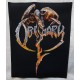 Obituary Logo Florida Death Metal Backpatch Giant Back Patch Rückenaufnäher Aufnäher