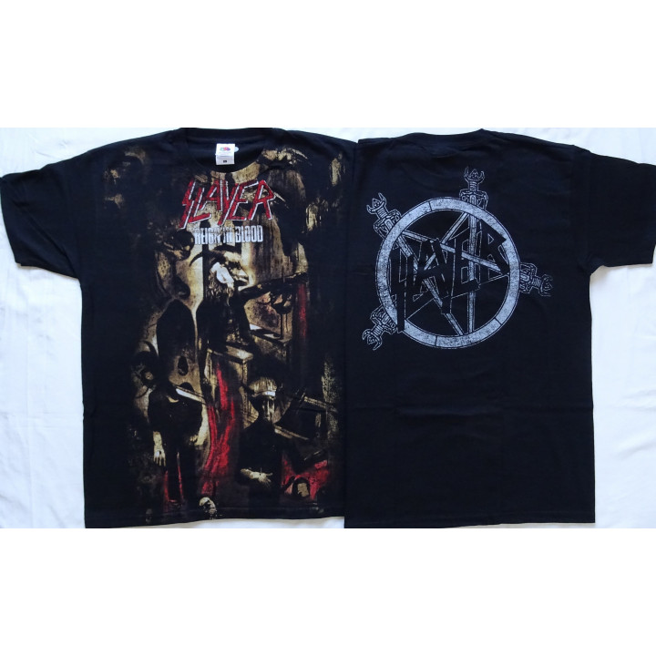 Slayer Reign In Blood Official T-Shirt All Print Official Merchandise Thrash Metal New & All Size Official Offiziellen T-Shirt