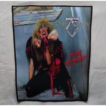 Twisted Sister Backpatch Stay Hungry Giant Back Patch Rückenaufnäher Aufnäher