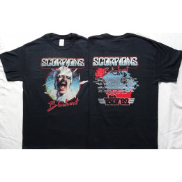 Scorpions Blackout North American Tour 1982 Official Merchandise T-Shirt Heavy Metal Hard Rock