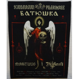 Batushka Scandinavian Litourgiya Pilgrimage Tour 2018 Backpatch Giant Back Patch Rückenaufnäher Aufnäher