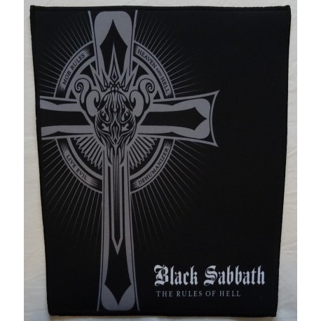 Black Sabbath The Rules Of Hell Backpatch Giant Back Patch Aufnäher