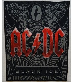 AC/DC Black Ice Backpatch Giant Back Patch Rückenaufnäher Aufnäher 