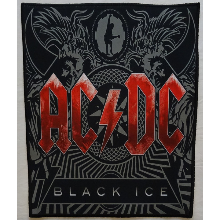 AC/DC Black Ice Backpatch Giant Back Patch Rückenaufnäher Aufnäher 