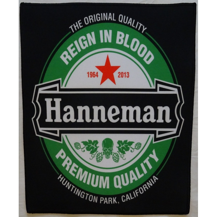 Slayer Jeff Hanneman 1964-2013 Reign In Blood Huntington Park California The Original Premium Quality Backpatch Giant Back Patch