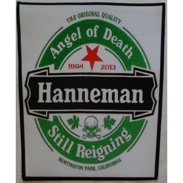 Slayer Jeff Hanneman 1964-2013 Angel Of Death Still Reigning Huntington Park California The Original Quality Backpatch Giant Bac