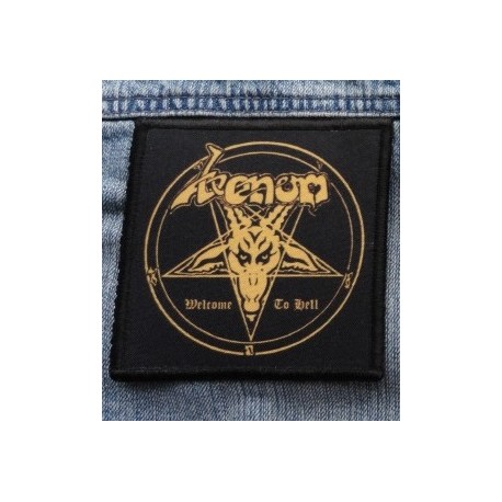 Venom Welcome To Hell Patch Backpatch Rückenaufnäher Aufnäher