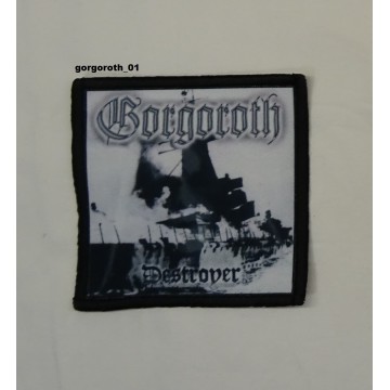 Gorgoroth Destroyer Patch Backpatch Rückenaufnäher Aufnäher Black Fucking Metal 