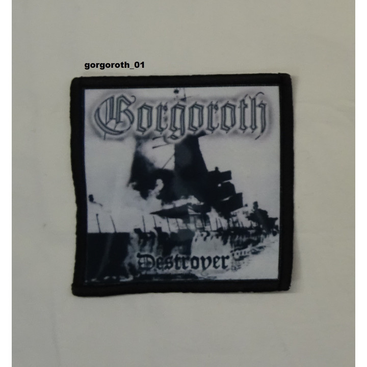 Gorgoroth Destroyer Patch Backpatch Rückenaufnäher Aufnäher Black Fucking Metal 