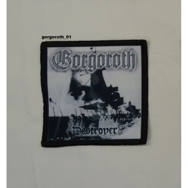 Gorgoroth Destroyer Patch Backpatch Rückenaufnäher Aufnäher Black Fucking Metal 