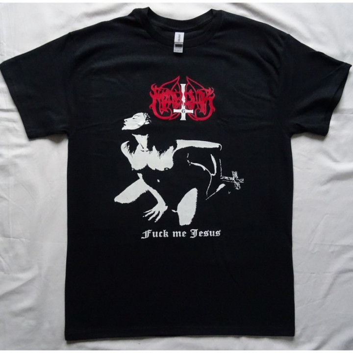 Marduk Fuck Me Jesus Official T-Shirt Marduk Black Fucking Metal