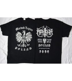 Marduk Legion Poland Official T-Shirt Black Fucking Metal 