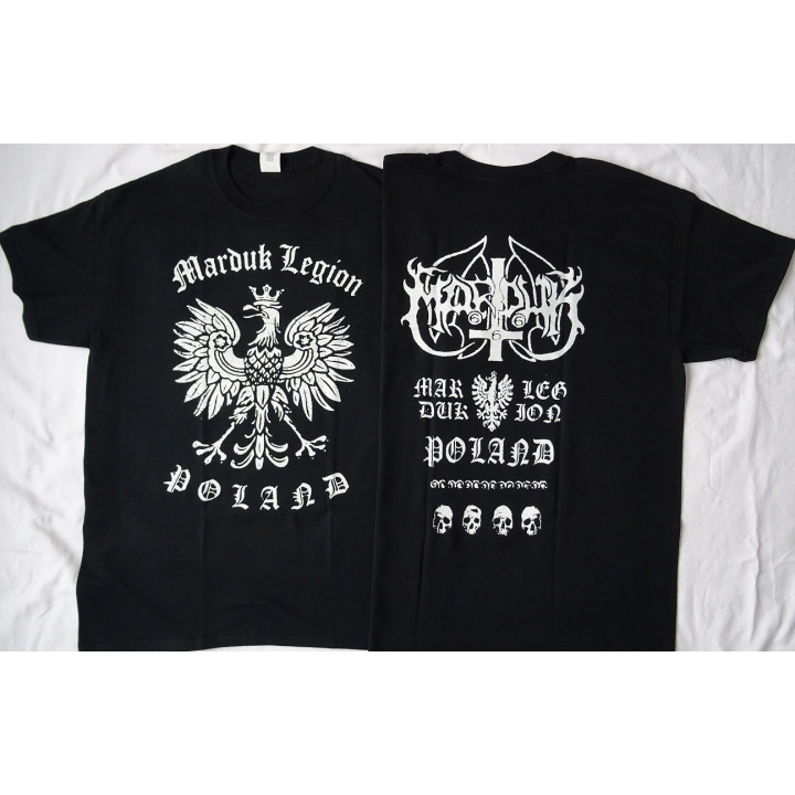 Marduk Legion Poland Official T-Shirt Black Fucking Metal 