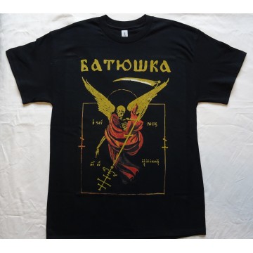 Batushka Smierc Death Tod Litourgiya Official Black T-Shirt