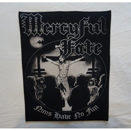 Mercyful Fate Backpatch Nuns Have No Fun 1982 Backpatch Giant Back Patch Rückenaufnäher Aufnäher King Diamond